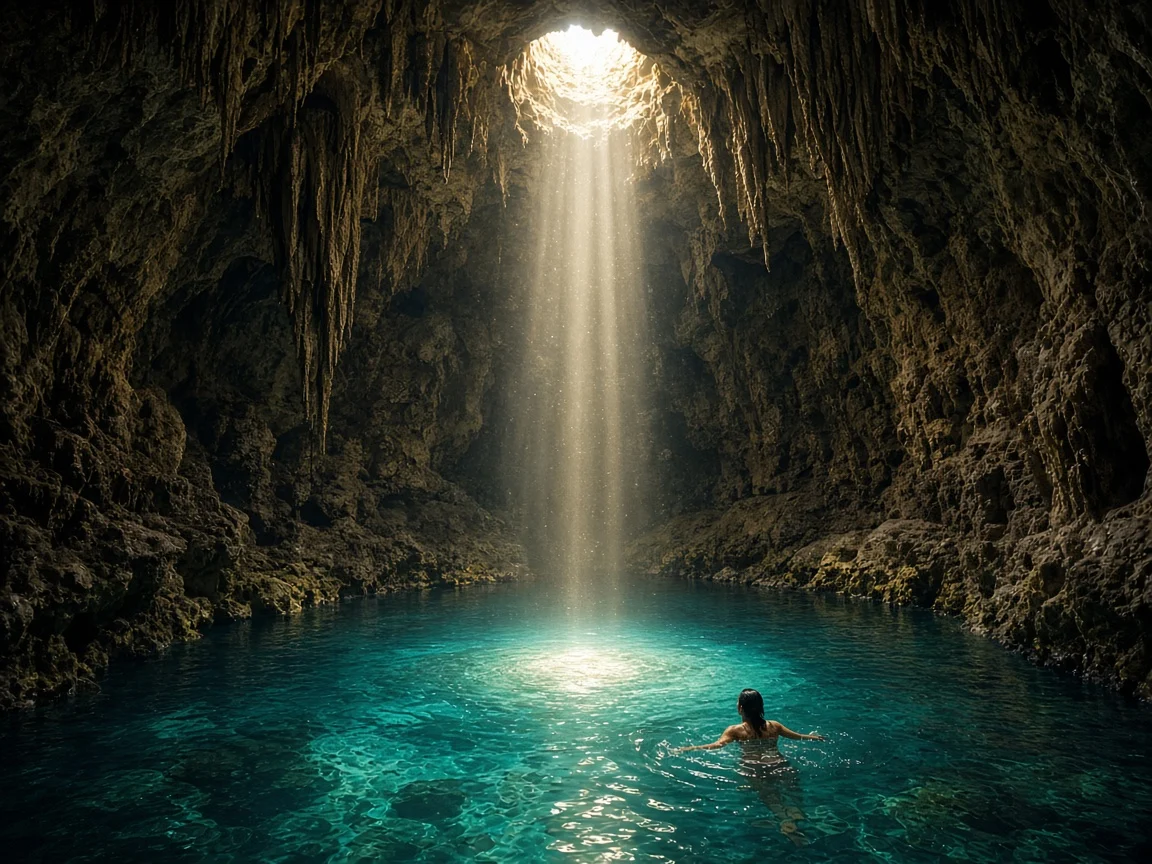 Underwater World Half-day Tour Swimming in Akumal Bay & Cenote