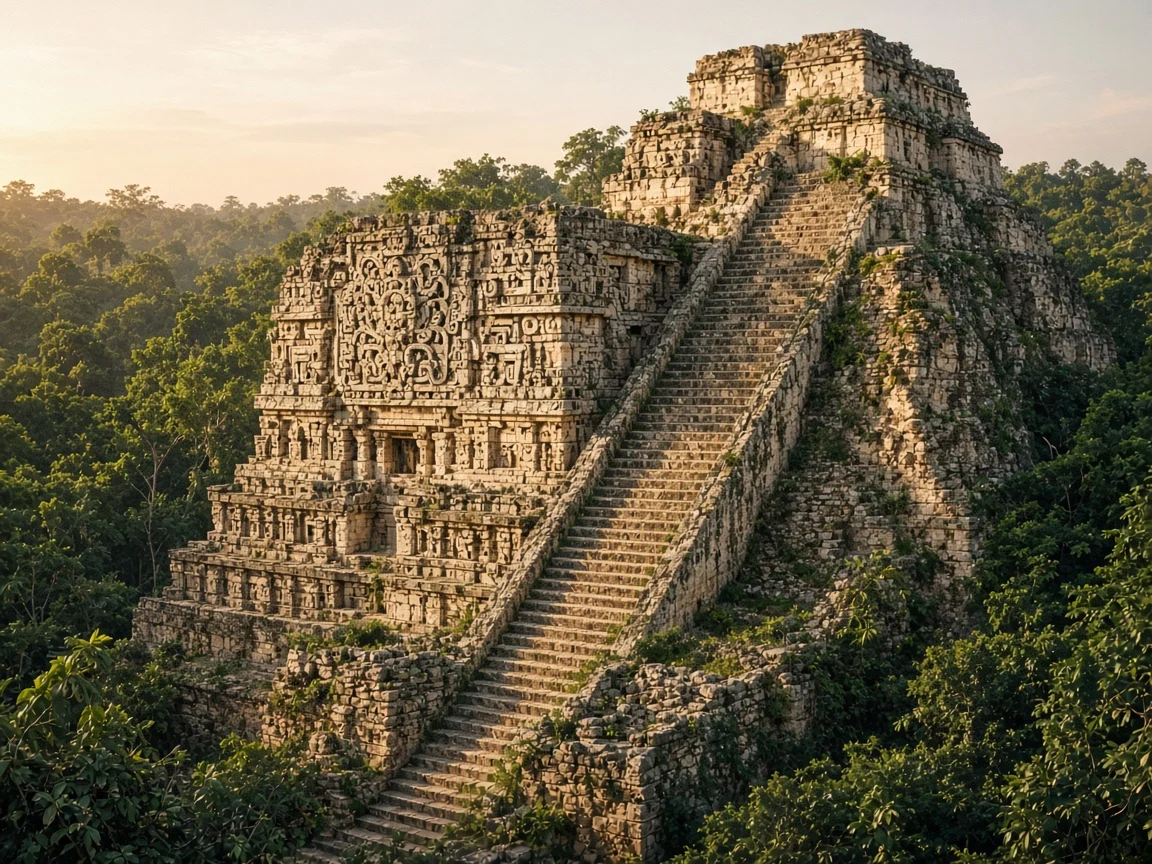 Ek Balam private visit