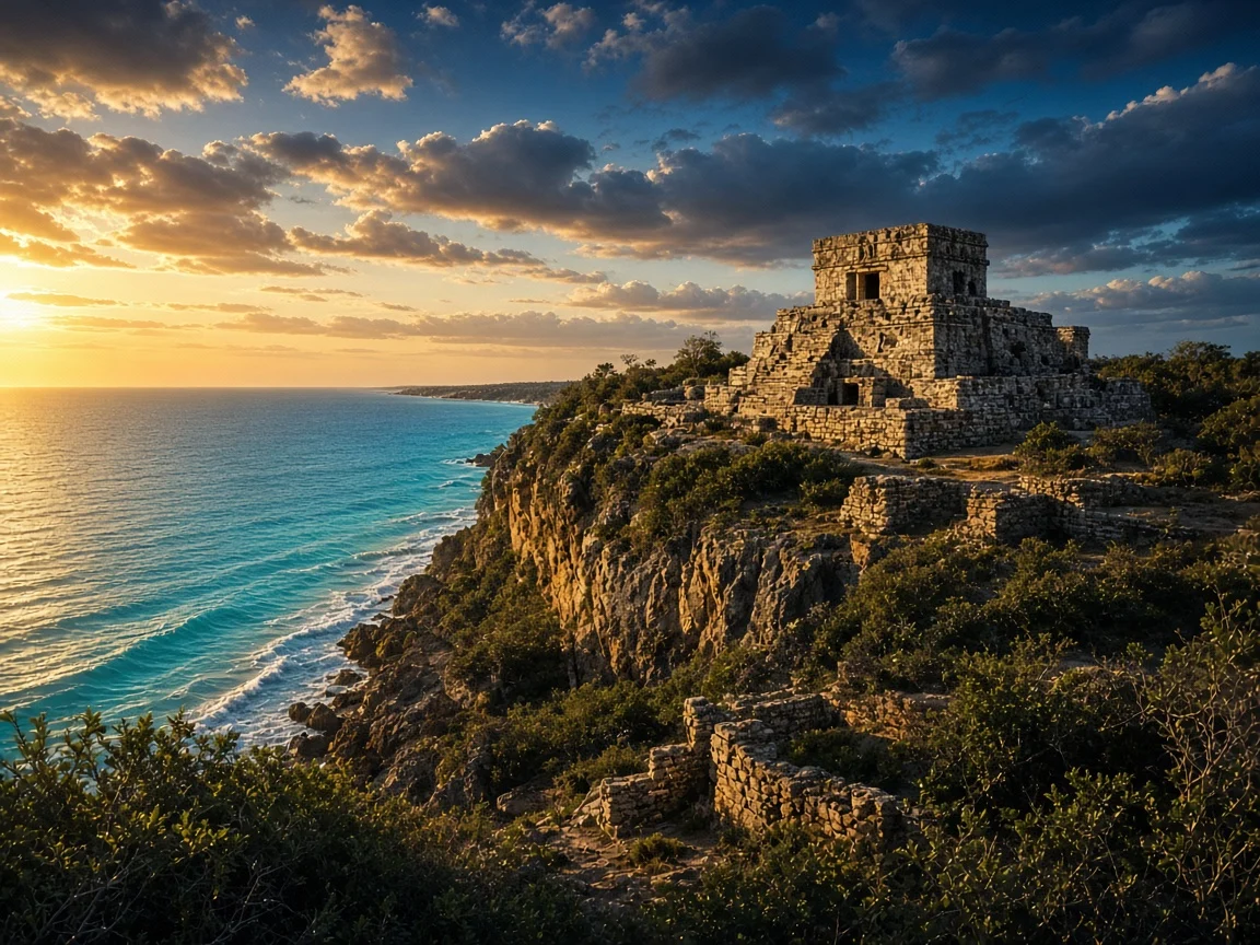 Tulum ruins, privately